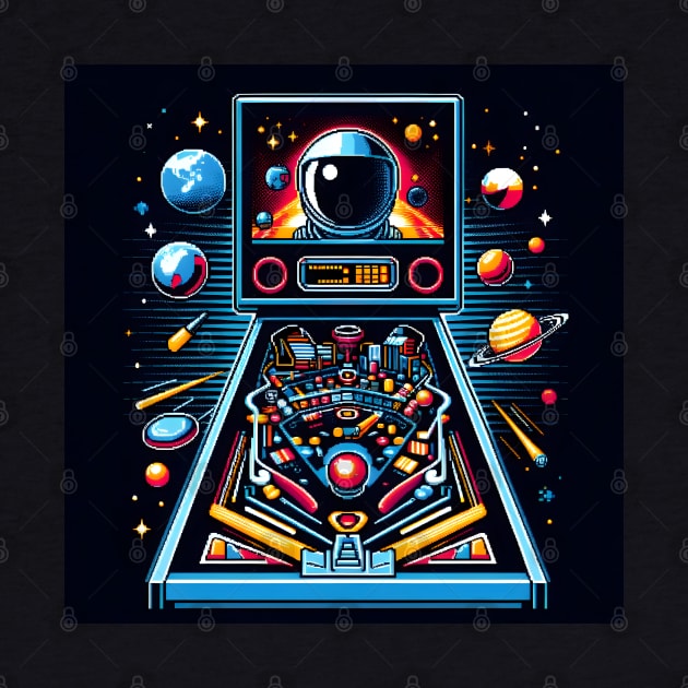 pinball machine by vaporgraphic